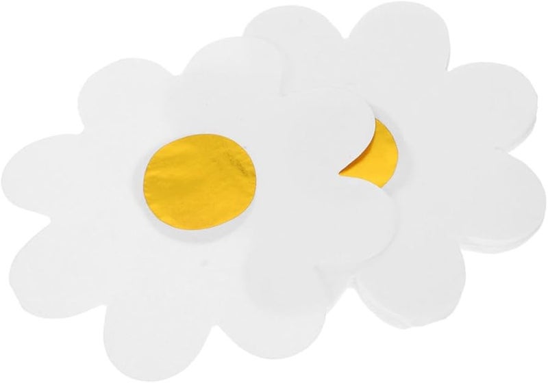 مناديل ورقية بيضاء ديزي 320 ورقة ناعمة للمائدة لحفلات أعياد الميلاد والاحتفالات - Image 1